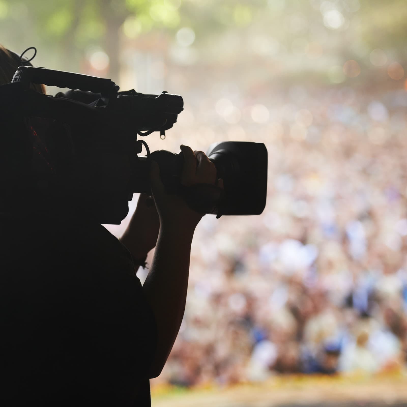 Sporting event broadcast setup