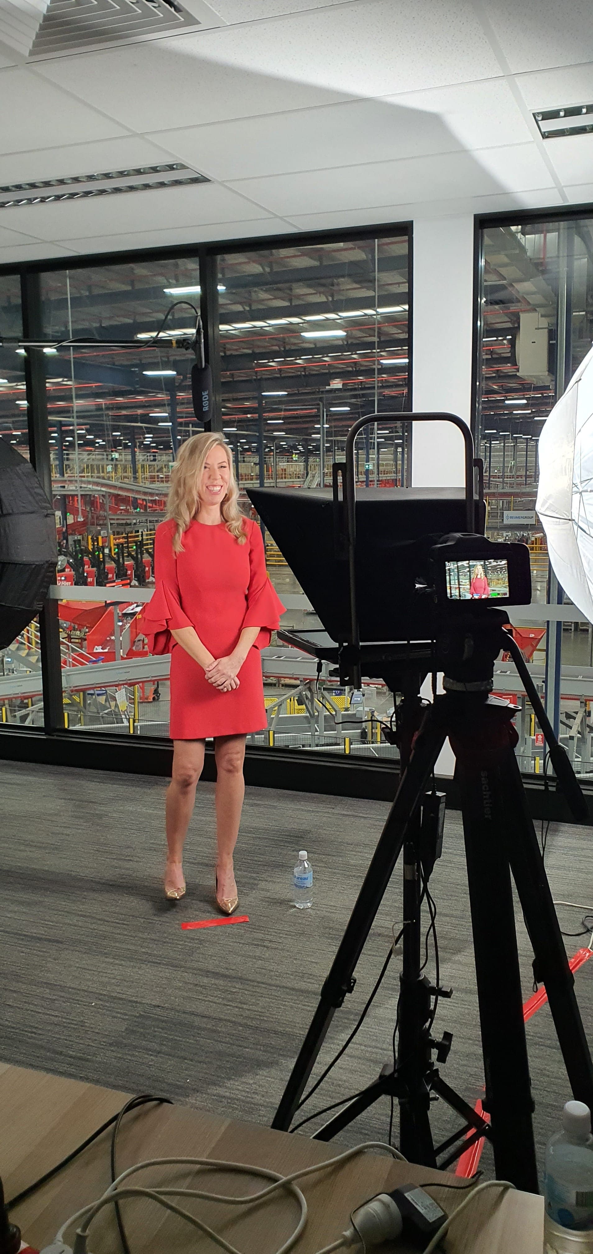 Corporate video production on location