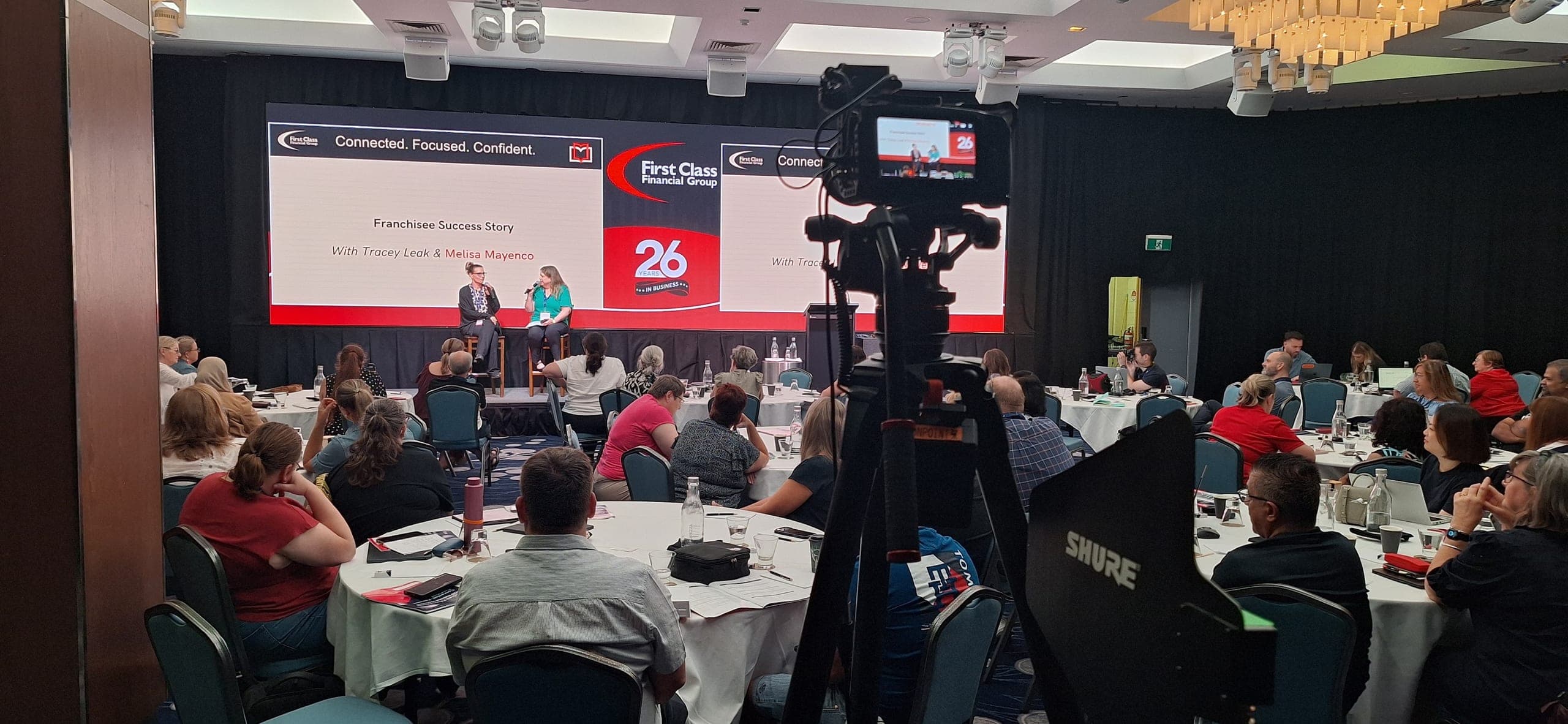 Multi-camera conference AV production
