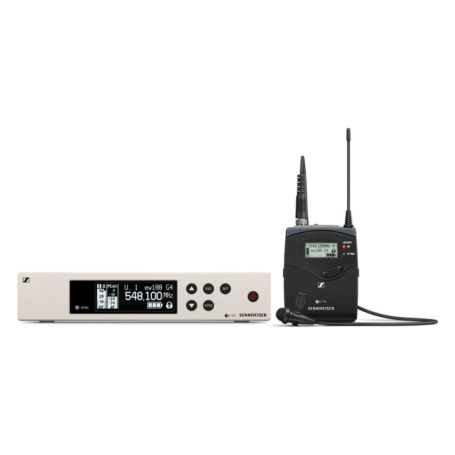 Sennheiser EW100 G4 Wireless Lapel Mic System