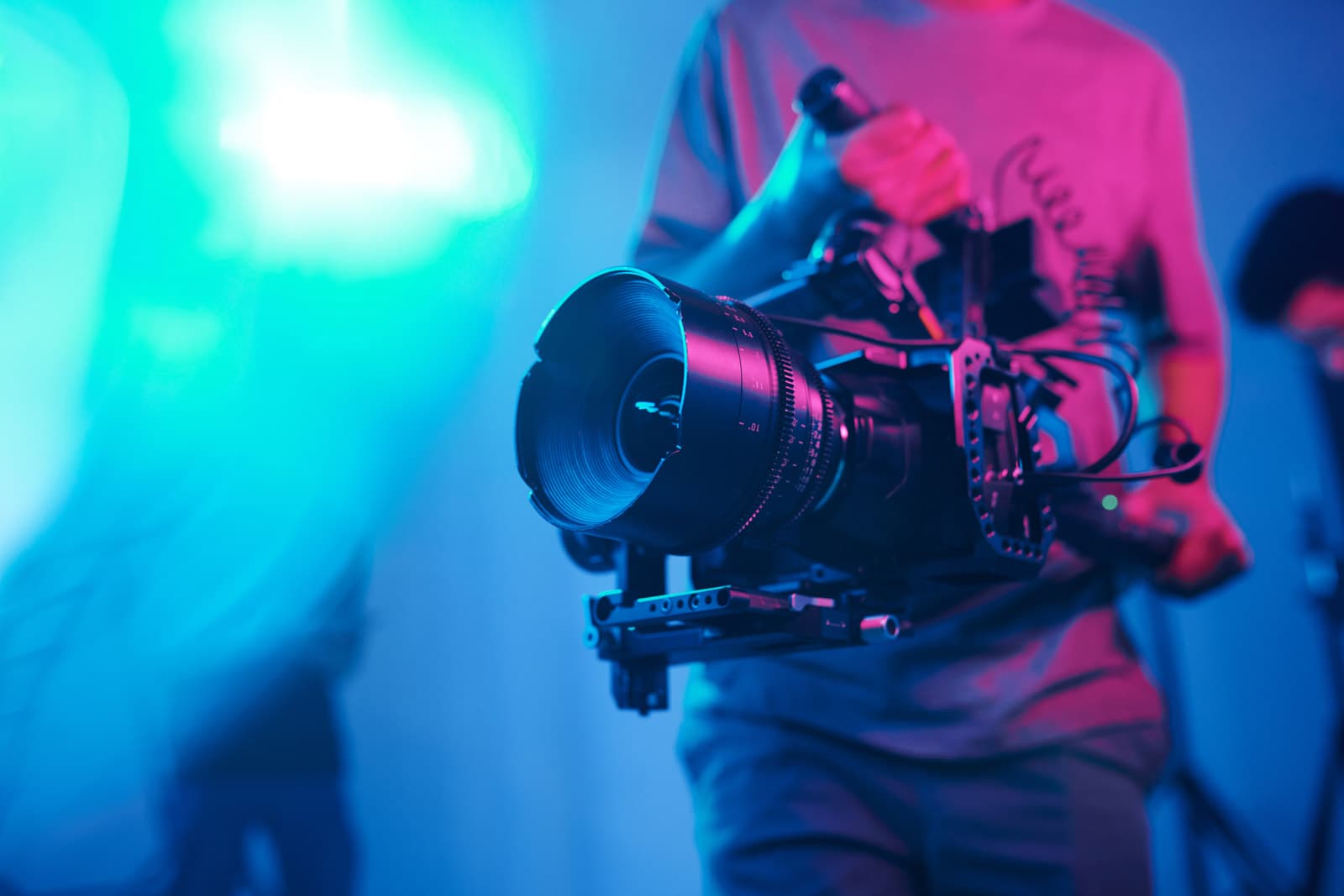 Video production crew on set — OnPoint Studios Gold Coast